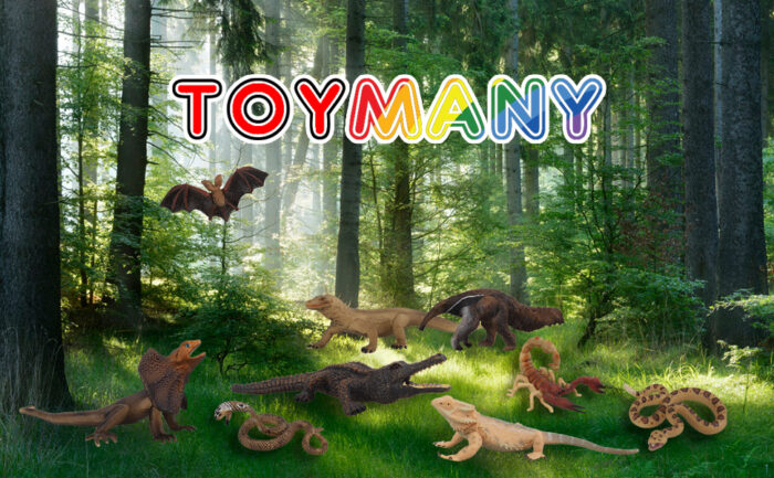 10PCS Tropical Reptile Animal Figurine Toy Set - Cold Blooded Amphibians Safari Animal Figures Set with Dragon Lizard Snake - Image 12