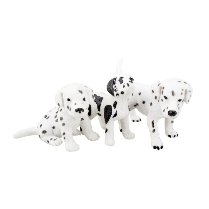 TOYMANY 10PCS Dog Figurines Playset, Realistic Detailed Plastic Puppy Figures, Hand Painted Emulational Dogs Animals Toy Set, Cake Toppers Christmas Birthday Gift for Kids Toddlers - Image 8