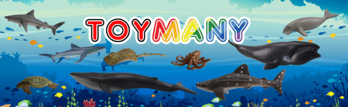 TOYMANY 24PCS Mini Sea Animal Figures, Realistic Ocean Animals Figurines Cake Topper Toy Set with Sharks Whales Octopus, Easter Egg Christmas Birthday Gift Party Favor School Project for Kids Toddlers - Image 13