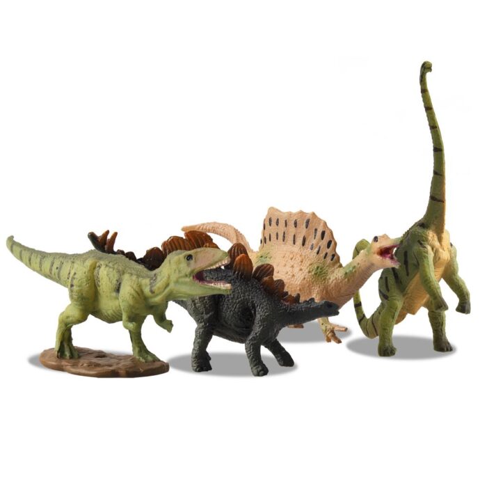 TOYMANY 18PCS 1-2" Tiny Dinosaur Figures, Detailed Texture Miniature Dino Figurines Cake Topper Toy Set with T-Rex, Easter Egg Christmas Birthday Gift Party Favor School Project for Kids Toddlers - Image 11