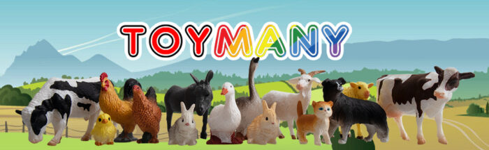 TOYMANY 14PCS 0.3-2" Tiny Farm Animal Figures Toy, Detailed Texture Farm Figurines Cake Topper Toy Set, Easter Egg Christmas Birthday Gift Party Favor School Project for Kids Children Toddlers - Image 3